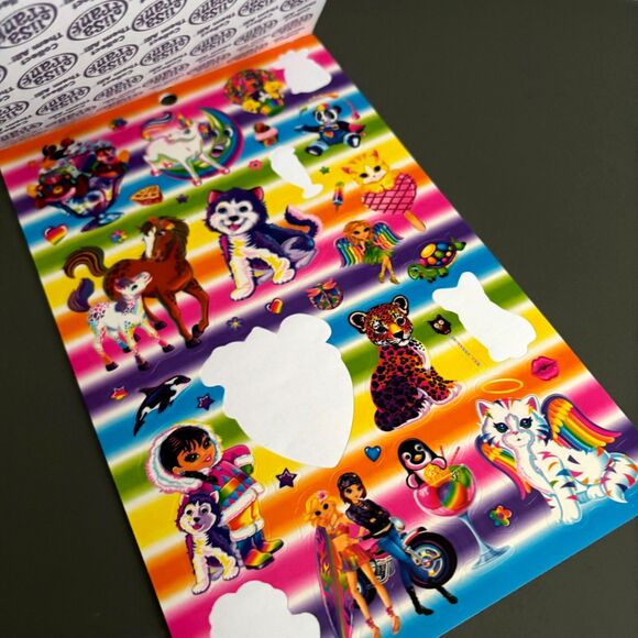 Vtg. 2014 LISA FRANK Collector Set 5 Sheets 400 Stickers - Picture 3 of 6